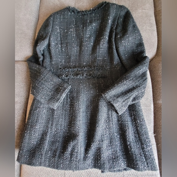 Soloist black tweed coat in size xs/small. - Picture 2 of 4